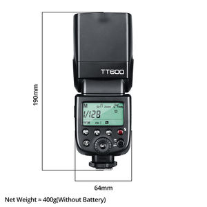Flash <span class=keywords><strong>Godox</strong></span> <span class=keywords><strong>TT600</strong></span> 2.4G sans fil TTL 1/8000s universel pour appareil photo, à fixation par griffe, idéal pour la photographie - Meilleures ventes - Product Image 2