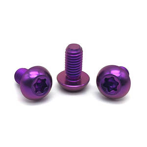Baut <span class=keywords><strong>Titanium</strong></span> GR5 Kepala Besar, Sekrup <span class=keywords><strong>Titanium</strong></span> T40 untuk Rotor Rem Cakram M3 M4 M5 M6 M8 25mm, Baut Ti untuk Sepeda Motor - Product Image 5