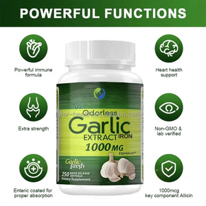 オーズレソン有機ガーリックオイルカプセルヘアケア成長サプリメントガーリックカプセル - Product Image 3