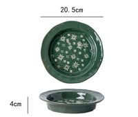 Ensemble de vaisselle en céramique très vendu pour Noël, assiettes en céramique compatibles micro-ondes, cadeau d'affaires, vaisselle de dîner