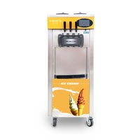 Machine à glaces molles trois saveurs - Prix le plus bas - Vente promotionnelle - Bienvenue pour toute demande d'information