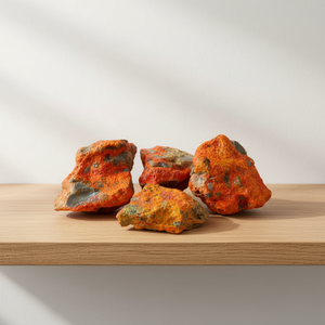 Piedra Natural de Jaspe Naranja Negro en Bruto, Espécimen Mineral, Cristal Curativo, Coleccionable, Decoración y Arte - Product Image 4