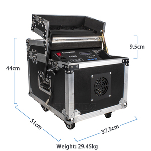 特殊効果機器リモコンDMX660Wフライトケース付きスモークフォグヘイズマシン - Product Image 5