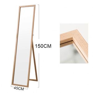 Trending Products 2025 Floor Standing Mirror Living Room Wood <b>Framed</b> <b>Large</b> Floor Mirror Full Length Mirror Living Room Furniture Custom - Product Image 4