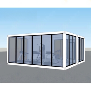 Moderno edificio prefabbricato cortile giardino esterno sala palestra Studio ufficio capannone casa contenitore - Product Image 4