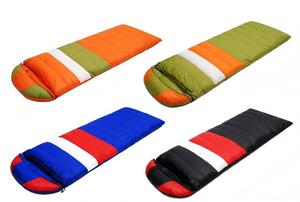 ถุงนอนแบบซองน้ำหนักเบาพิเศษ 800 กรัม (1.76 ปอนด์) ไส้ขนห่าน สำหรับตั้งแคมป์กลางแจ้ง 4 ฤดู ผ้าไนลอน สำหรับเด็ก - Product Image 4