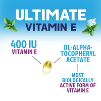 Rosebest Complément alimentaire naturel végétalien HALAL à haute teneur en vitamine E, antioxydant, capsule molle pour la santé immunitaire et cutanée