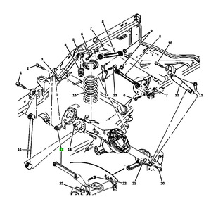 JEPDA <b>Stabilizer</b> Link 52113278AA For Dodge Durango Chrysler Aspen MacPherson Strut Suspension - Product Image 4