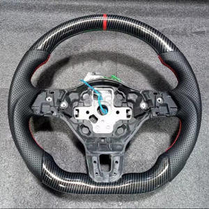 Volante de Fibra de Carbono con Hidroimpresión para <span class=keywords><strong>Volkswagen</strong></span> VW Golf 6 MK6 GTI GTD R 2009-2013 <span class=keywords><strong>Polo</strong></span> Tiguan Passat R-Line Volante de Carreras - Product Image 2