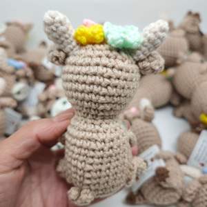 Nuevo Oso de Peluche Transfronterizo, Lindo y con Energía Positiva, Relleno de Algodón PP, Tejido a Mano, Creativo, para Aliviar el Estrés - Product Image 5