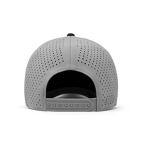 Gorras deportivas impermeables, gorras de camionero de alta calidad, gorras de béisbol de rendimiento de 2 tonos, gorras de béisbol perforadas personalizadas con parche de Pvc