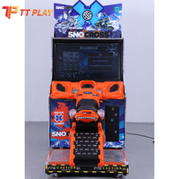 Sno Cross Coin Operated 3D Motorcycle Racing Arcade Game Machine Driving Simulator Indoor Game Center Metal Plastic English TT