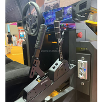 Nouvelle machine d'arcade de simulation de course automobile, simulateur de conduite, volant de jeu vidéo pour centre de jeux, parc d'attractions