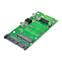 Tarjeta adaptadora convertidora MSATA a SATA3.0 SSD MiniSATA para aplicaciones de escritorio-Usada