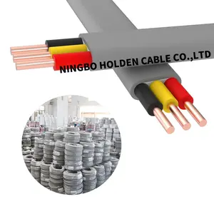 Heating Wire 1.5mm 2.5mm twin and earth electric wire flat cable
