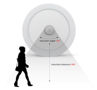 Plafonnier à LED Encastré ON Off Automatique pour Panneau LED Luminaire Monté pour Escalier Toilette Placard PIR Détecteur de Mouvement Plafonniers