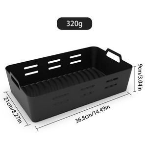 Sartén para hornear de silicona Chengkehome 10qt para freidora de aire, accesorio de sartén <span class=keywords><strong>doble</strong></span> para Ninja AF500EU y <span class=keywords><strong>Cosori</strong></span>, herramientas para pasteles - Product Image 5