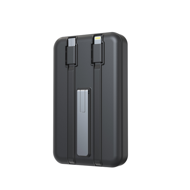New Style Portable Multi-function PD 20W Fast Charging 10000mAh Wireless Magnetic Power Bank with 2 Cables