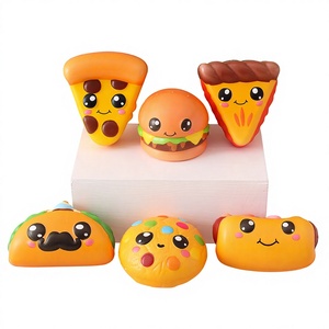 Low MOQ Slow Rising <b>Squishy</b> Toys Junk Food Pack Shape <b>Squishy</b> Toys Bread Stress Relief Soft Squeeze Promotional Gifts - Product Image 2