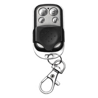 Control Remoto Universal Metálico de 4 Botones para Copiar, Clonar y Abrir Puertas de Garaje y Persianas Enrollables