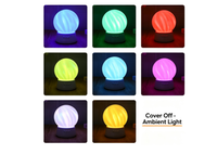 Nouvelle Lampe d'Ambiance 2026 pour Chambre à Coucher : Lampe Boule Magique Projecteur Aurore Boréale et Ciel Étoilé Rotatif, Lampe de Chevet Simple