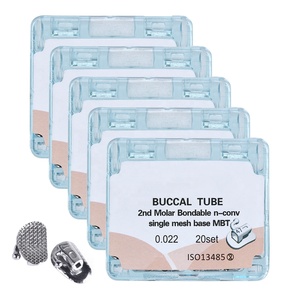 AZDENT 80 adet diş kaynağı için Bondable 2nd Molar n-conv tek 2G MBT <span class=keywords><strong>022</strong></span> ortodontik bukkal tüpler - Product Image 1