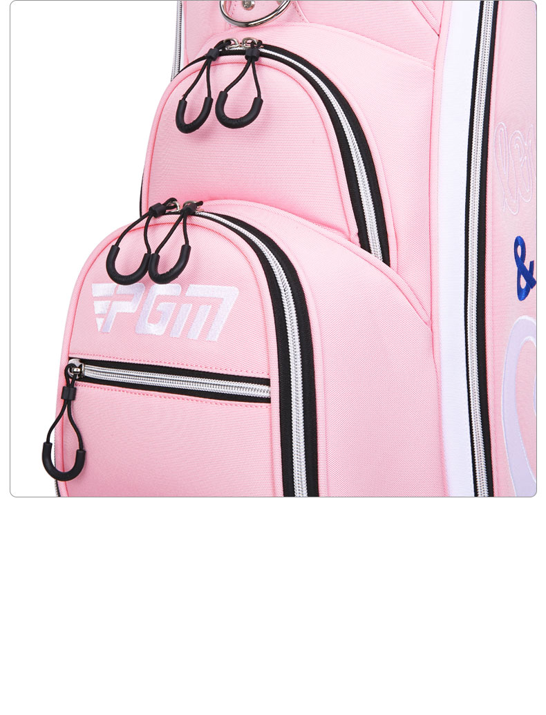 PGM QB135 cute golf bag female golf travel bag pink golf bags with