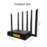 Nuevo producto Openwrt de doble banda WiFi MT7981B CAT12 4G LTE módem openwrt WiFi 4G enrutador con ranura para tarjeta SIM