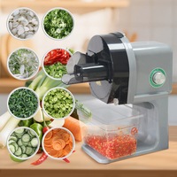 Commerciële Groentesnijder Elektrische Groene Ui Snijmachine Knoflook En Chili Snijmachine Geschikt Voor Restaurants