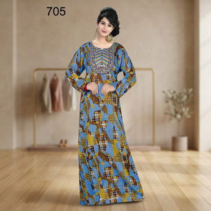 Best Selling Women's Sleeveless Cotton Maxi Dress Moroccan Style Breathable Summer <b>Plus</b> <b>Size</b> Loose Fit Holiday <b>Kaftan</b> - Product Image 2