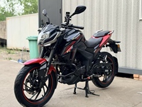 Moto de route d'occasion Haojue DR150S 150cc, refroidie par air, à essence, durable, plus de 80 km/h, Jiangsu, adaptée à toutes les conditions routières