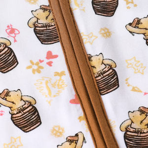 All'ingrosso ricamo su misura primavera puro bambù nuovo nato per bambini e bambine tuta abbigliamento - Product Image 3