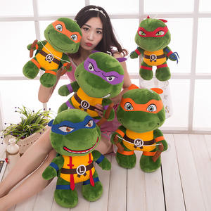 Peluche de 25 cm con Diseño de <span class=keywords><strong>Tortugas</strong></span> <span class=keywords><strong>Ninja</strong></span> de Anime Japonés, Juguetes de Peluche con Logotipo Personalizado, Regalos para Fiestas Infantiles, Decoración, Muñeco de Peluche Suave - Product Image 6