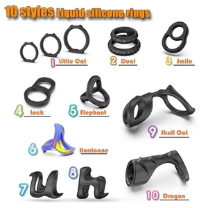 <span class=keywords><strong>Cockring</strong></span> Penis Erektion Edelstahl Penis Ring Eichel Stimulierende Cockrings Verzögerung Ejakulieren Sexspielzeug für Männer 6 Größen - Product Image 2