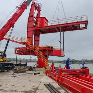 Quayside kontainer semen pneumatik, pengambil kapal pengangkut tanpa muatan derek Portal buatan pabrik Cina untuk peralatan penanganan bahan - Product Image 1
