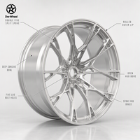 Jantes en alliage chromé DW Five Split Twin 18 19 20 22 pouces 5 trous compatibles BMW M3 M5 Concave Taille personnalisée Ajustement sur mesure Fabriqué sur commande