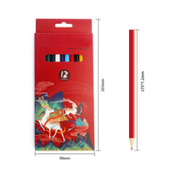 Ensemble de crayons de couleur pour enfants personnalisés, crayons de couleur en bois, ensemble de 12 ou 24 crayons pour cadeaux d'anniversaire