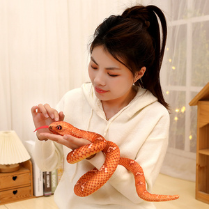 Mới Đến Lớn Sống Động Như Thật Con Rắn Búp Bê Phim Hoạt Hình Vui Nhộn Lớn Con Rắn Đồ Chơi Sang Trọng Động Vật Đồ Chơi Thú Nhồi Bông - Product Image 5