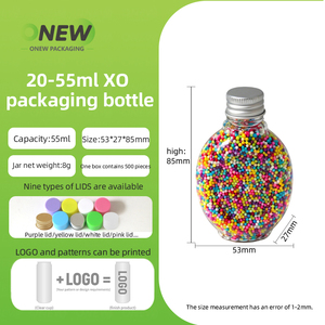 Botella de Plástico Sólido de 55g Personalizada con Chispas de Azúcar, Certificadas Halal, para Decoraciones Comestibles, Empaquetadas - Product Image 2