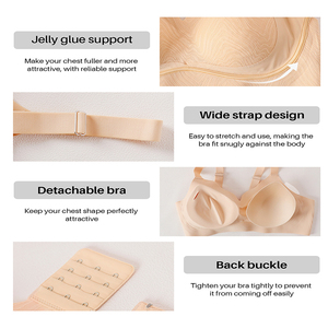 <span class=keywords><strong>Soutien</strong></span>-<span class=keywords><strong>gorge</strong></span> de sport <span class=keywords><strong>sans</strong></span> fil réglable, <span class=keywords><strong>grande</strong></span> <span class=keywords><strong>taille</strong></span>, personnalisé, portable, double couche, avec massage et effet push-up, vente en gros pour femmes - Product Image 4
