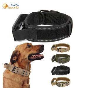 Kerah nilon taktis tanpa tarik anjing pelatihan nilon dapat disesuaikan untuk kontrol tarik dengan d-ring logam untuk anjing besar sedang <span class=keywords><strong>Multi</strong></span> Warna - Product Image 1