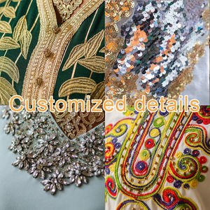 Zaynab zarif Abaya arapça Dubai Kaftan stil kadın müslüman elbise Dubai kadınlar Dubai özel kumaş malzeme zarif Abaya - Product Image 2