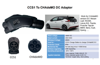 Adaptateur de charge pour véhicules électriques LONGOOD CCS1 vers CHAdeMO, connecteur de charge rapide CC haute puissance 200A pour véhicules électriques