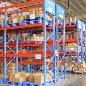 מדפי ערמה תעשייתי רב תכליתי מדפי מתכת לאחסון זרימת אלומיניום מחסן - Product Image 2