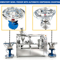 Industriële automatische poederafvul-, verzegel- en afsluitmachine voor fruit-aroma's op basis van vaste dranken in flesjes met schroefdop