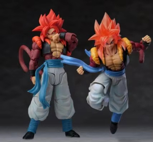 มีสินค้าในสต็อก Kamione Tonsenarttoys ฟิกเกอร์โกจิต้า ดราก้อนบอล GT ซูเปอร์ไซย่า 4 โกจิต้า 3.0 อนิเมะ แอคชั่นฟิกเกอร์ โมเดลของเล่น - Product Image 1