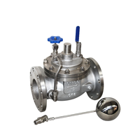 Vanne à flotteur LZ100X en acier inoxydable et fonte ductile pour contrôle de niveau d'eau hydraulique à distance