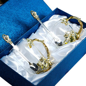 Ensemble de tasses à café et à thé en verre émaillé coloré, résistantes à la chaleur, pour la maison et le bureau, cadeau pour les amoureux - Product Image 4