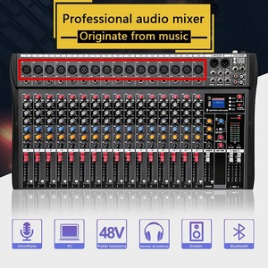 Mezclador de Audio Bluetooth Profesional para DJ, Controlador de Audio de Estudio de 16 Canales, Mezclador de Sonido, Consola de Mezcla de Sonido para Escenario - Product Image 4