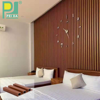 Planche murale en bois plastique WPC FoShan 18 mm, feuille mince, matériau PVC